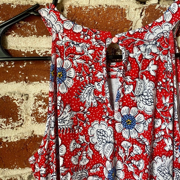 LOFT floral midi dress - Picture 6 of 8